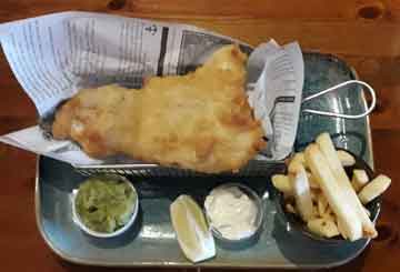Traditional Fish and Chips at Paul Geaney's Bar & Restaurant Dingle